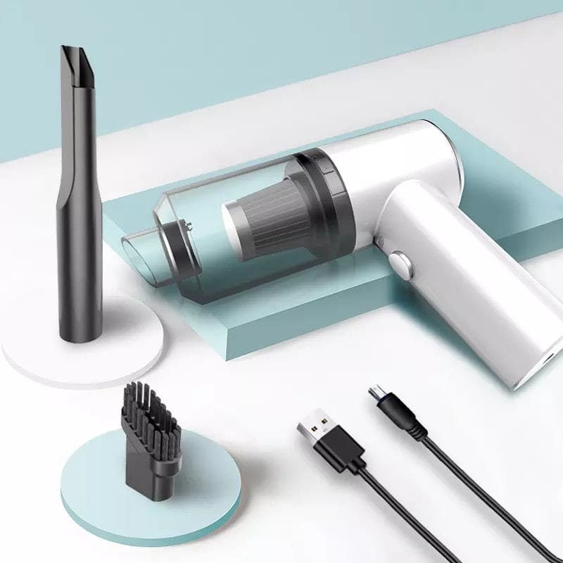 Portable Mini Wireless Car Vacuum Cleaner, Wet Dry Dual Use Handheld Auto Vacuum Cleaner Portable Mini Wireless Car Vacuum Cleaner, Wet Dry Dual Use Handheld Auto Vacuum Cleaner
